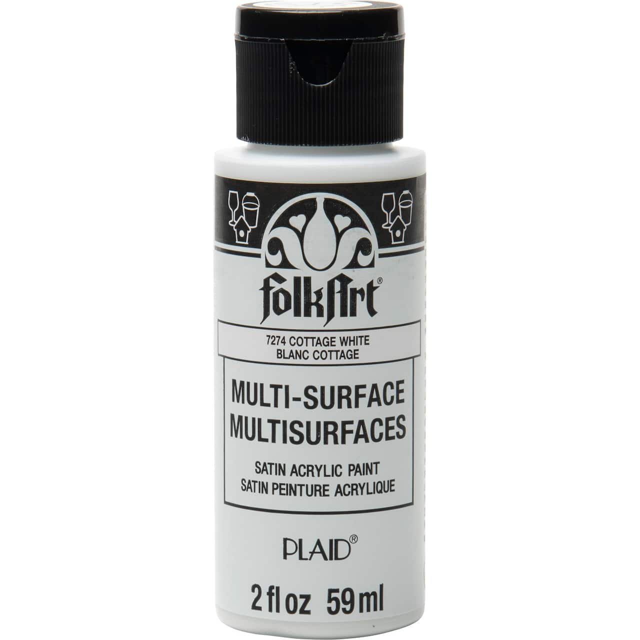 12 Pack: FolkArt® Multi-Surface Satin Acrylic Paint, 2oz.